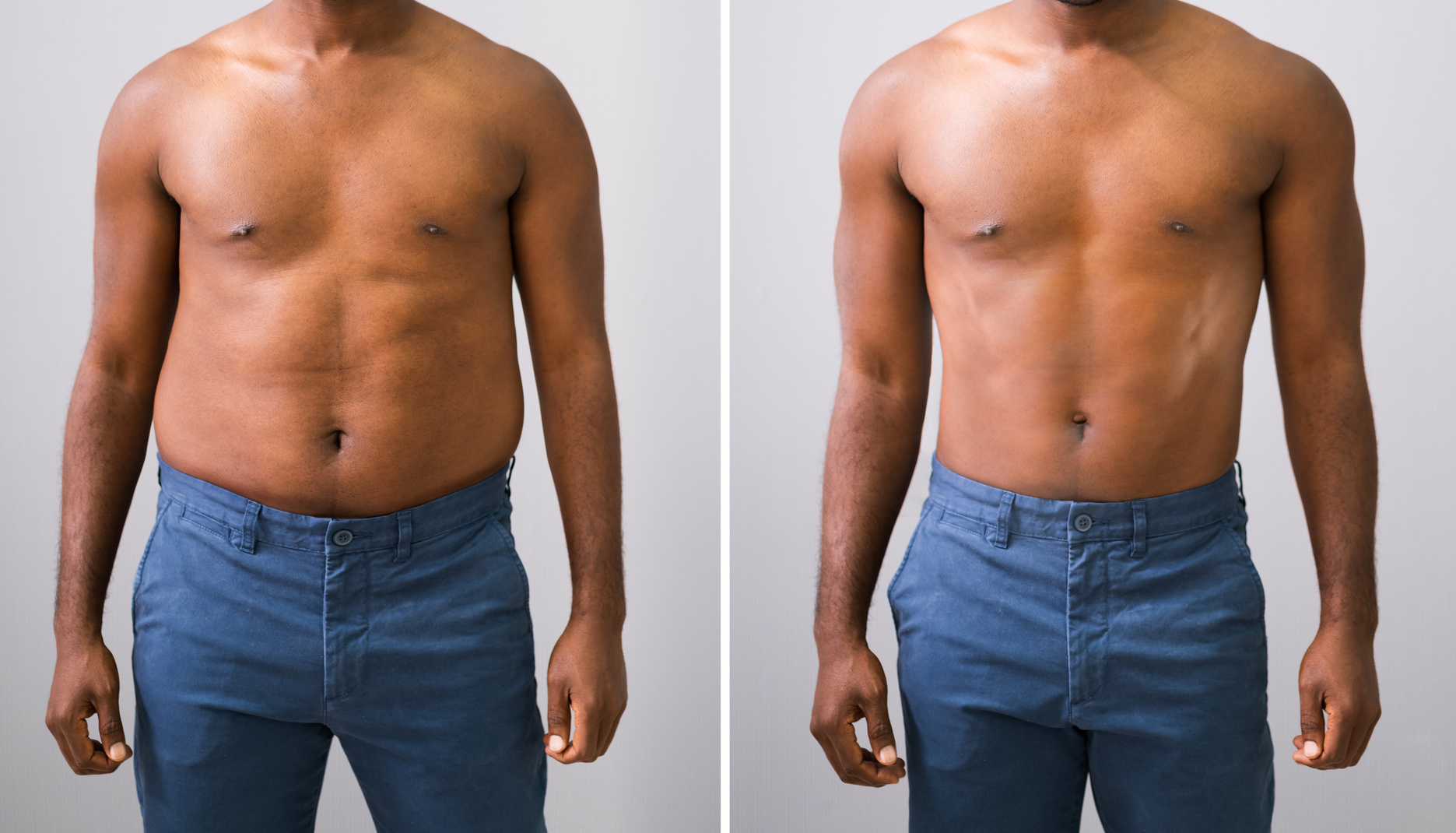 Man Before And After Weight Loss